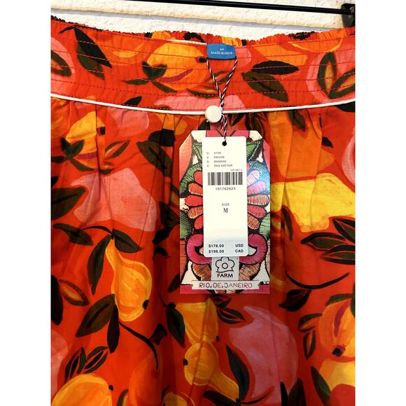 Farm Rio Tiered Flare-Hem Printed Midi Skirt - Picture 5 of 7